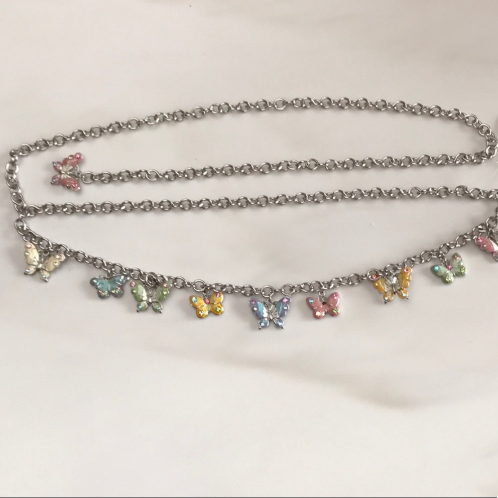 *SOLD* Cara butterfly chain belt